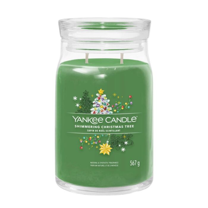 Yankee Candle Shimmering Christmas Tree Signature Large Jar